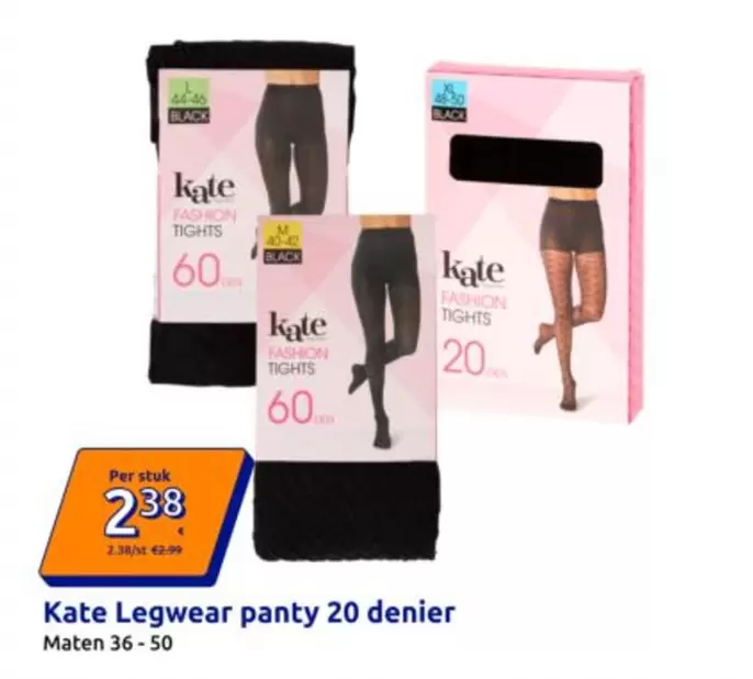 Black - Legwear panty 20 denier