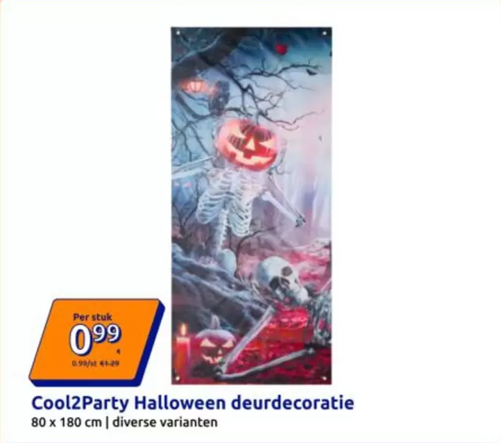 Halloween deurdecoratie