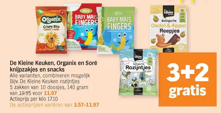 De - Knijzakjes en snacks