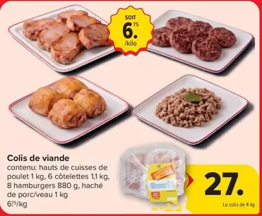 De - Colis de viande