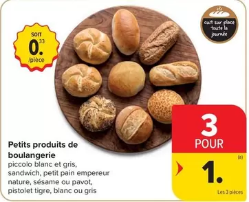 De - Petits produits de boulangerie
