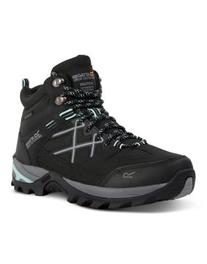 Regatta Samaris iii walking boot in black bleached aqua