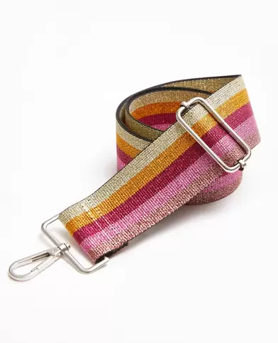 Bandoulière amovible avec fils métallisés