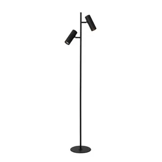 Lampadaire Lucide Clubs noir ⌀22cm 2xGU10