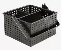 Boîte de rangement VITABY l17xL17xH10 cm noir