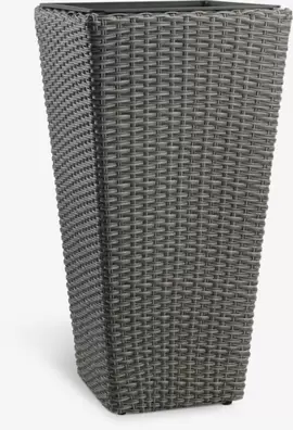 Panier BLOMMOR l36xL36xH70 gris