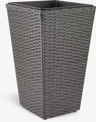 Panier BLOMMOR l31xL31xH50 gris