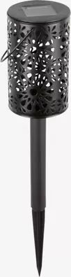 Lampe solaire HJEJLE Ø8xH39cm noir