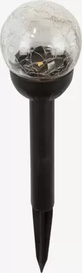 Lampe solaire SVARTAND Ø8xH35cm noir