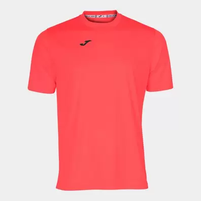 Shirt short sleeve man Combi fluorescent coral