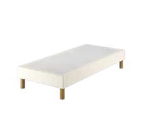 Sommier Cosmos Deco Boucle Blanc - 90x200 cm