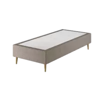 Sommier Tapissier Cronos Taupe - 90x190 cm