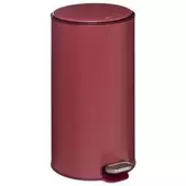 Poubelle met 30l rouge delta