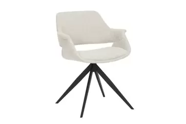 Chaise pivotante Commander tissu cream