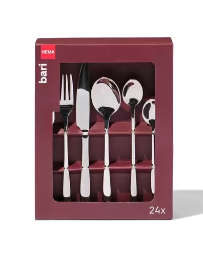 Set de couverts bari 24 pièces