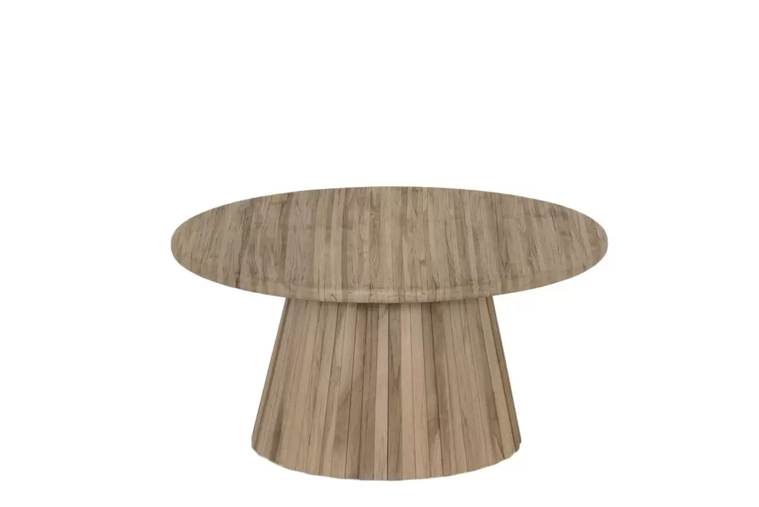 Table basse Wham Ø68x34cm teck massif