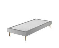 Sommier Tapissier Cirse Deco Ashgrey - 120x220 cm