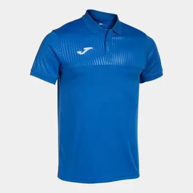 Polo shirt short-sleeve man Montreal royal blue