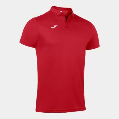 Polo shirt short-sleeve man Hobby red