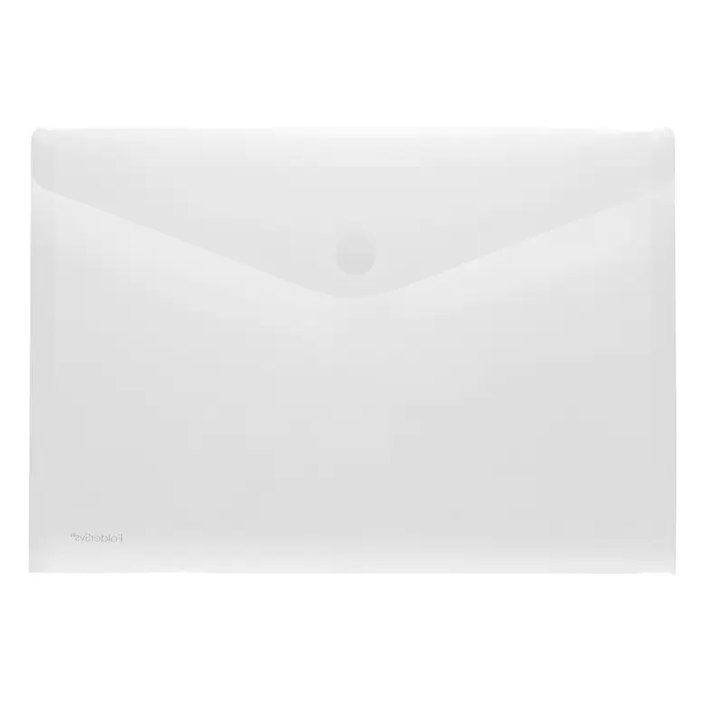 Pochette Avec Fermeture Velcro A4 Oblong PP Transparent