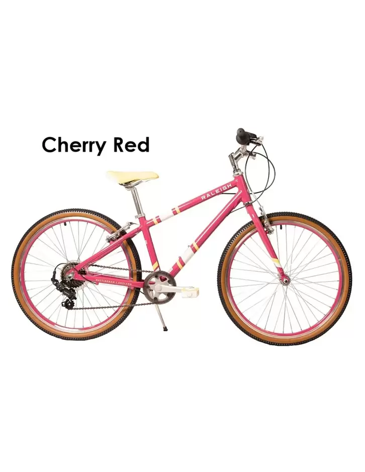 Kinderfiets Raleigh Pop 7V 24'' Cherry