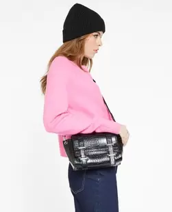 Sac boxy effet croco