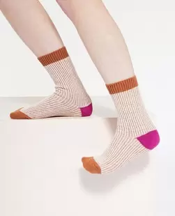 Paire de chaussettes en maille mélangée