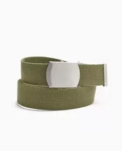 Ceinture en canvas avec boucle métallique
