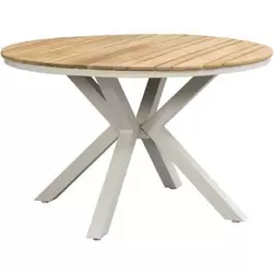 Table de jardin Perpignan - bois de teck - 76x&Oslash;120 cm