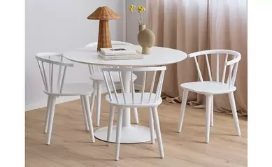 Set tafel + 4 stoelen Ibiza