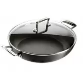 Les Forgées Sauteuse Provencale 28 cm Anti-Adhésive 2 poignées + Couvercle