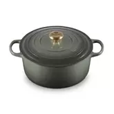 Cocotte Fonte Signature Ronde 6,7 L Vert Thym Edition Limitée (28 cm)