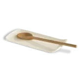 Repose Cuillère Céramique Rectangulaire 23x10,5 cm Argile Blanc Cassé