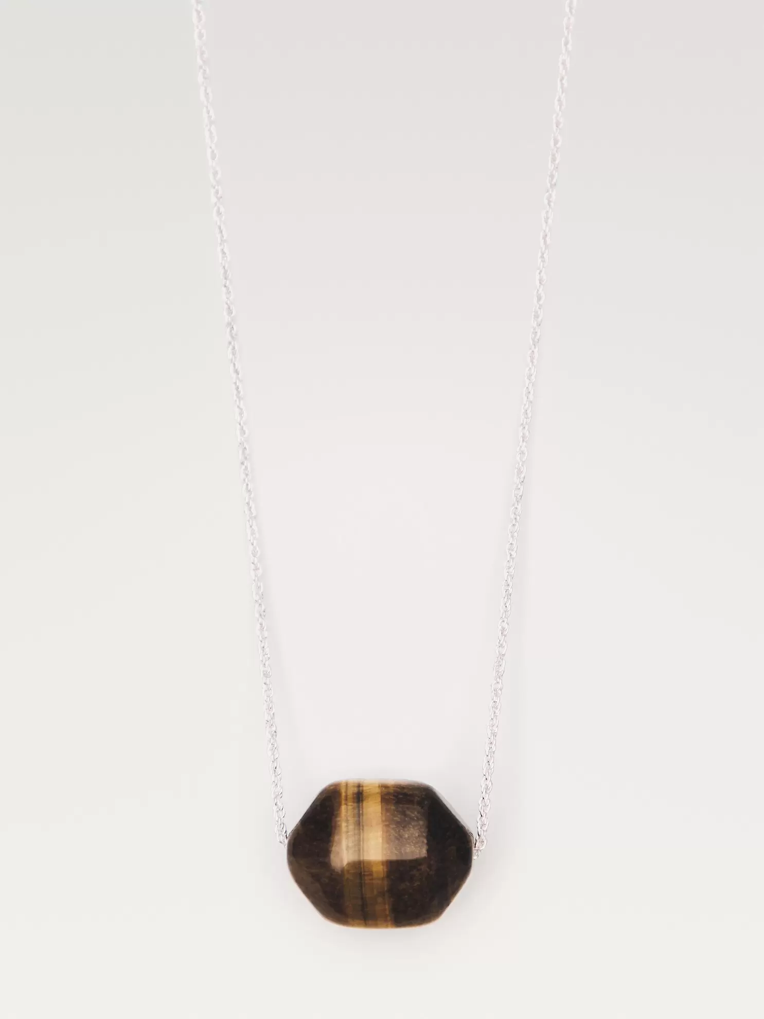 Collier chaîne pierre naturelle