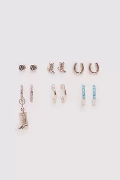 Pack boucles d'oreilles or