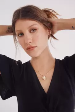 Collier chaîne coeur