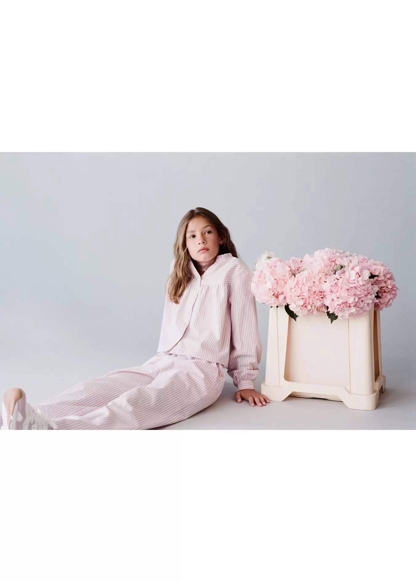 Chemise coton rayures