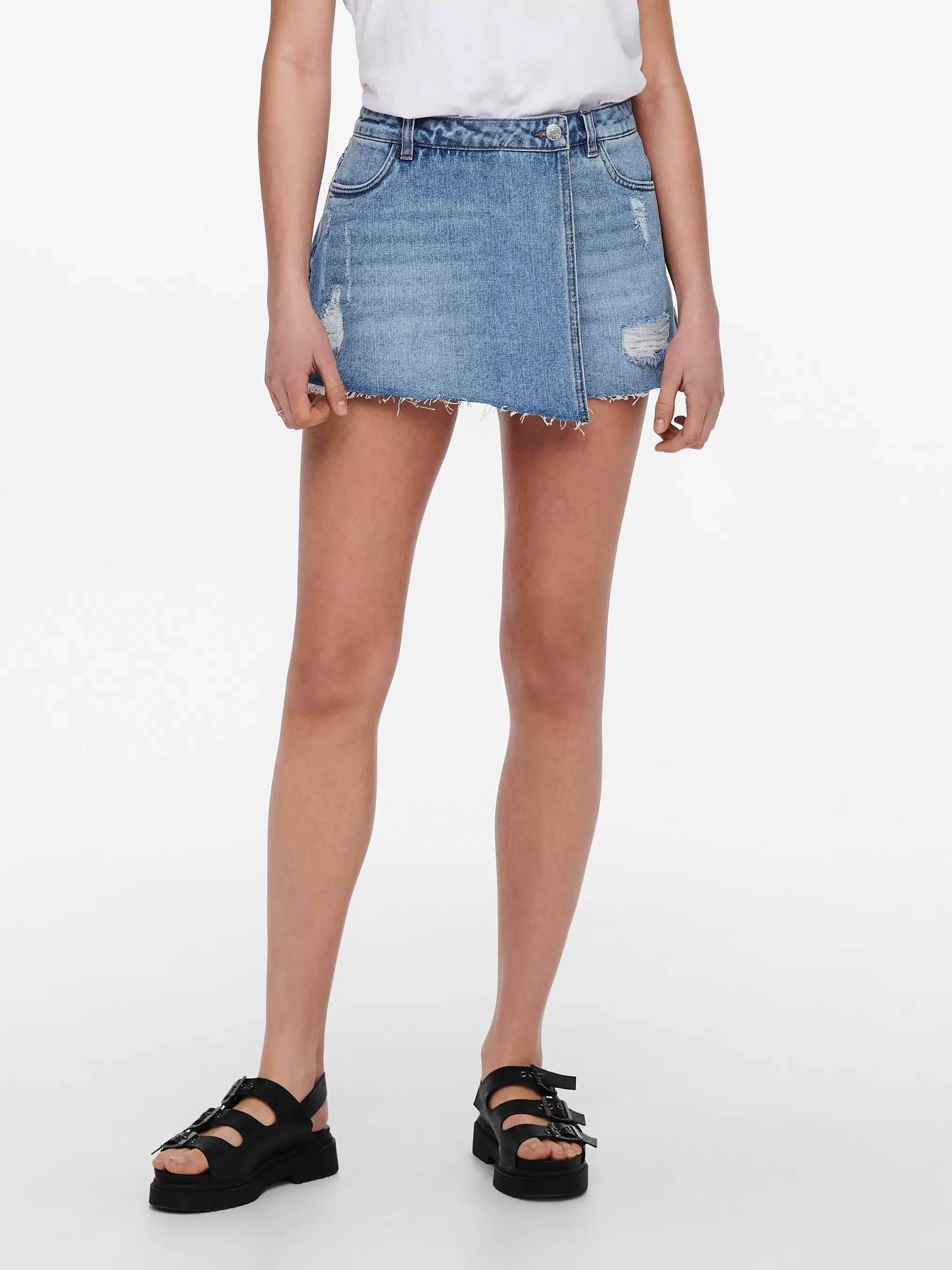 ONLTEXAS Jean Jupe courte