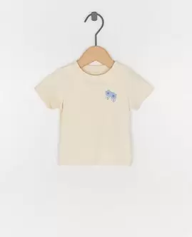 T-shirt avec un petit imprimé de fleurs