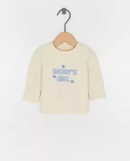 T-shirt à manches longues avec inscription