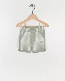 Short avec tortue brodée