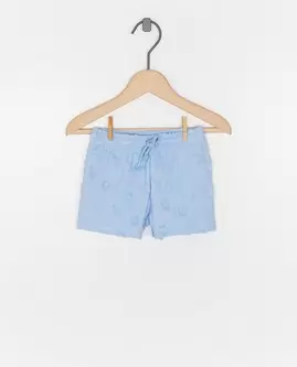 Short fleuri en éponge