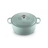 Cocotte Fonte Signature Ronde 6,7 L Bleu Sea Salt (28 cm)