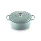 Cocotte Fonte Signature Ronde 6,7 L Bleu Sea Salt (28 cm)