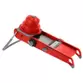 Swing Plus Rouge Mandoline de Cuisine Lame Droite, Julienne 4 et 10 mm