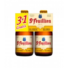 St Feuillien Blond (3+1) clip 4 x 33cl