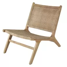 Nairobi - Fauteuil de jardin en résine tressée et acacia massif