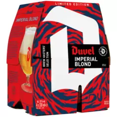 Duvel Imperial Blond clip 4 x 33cl