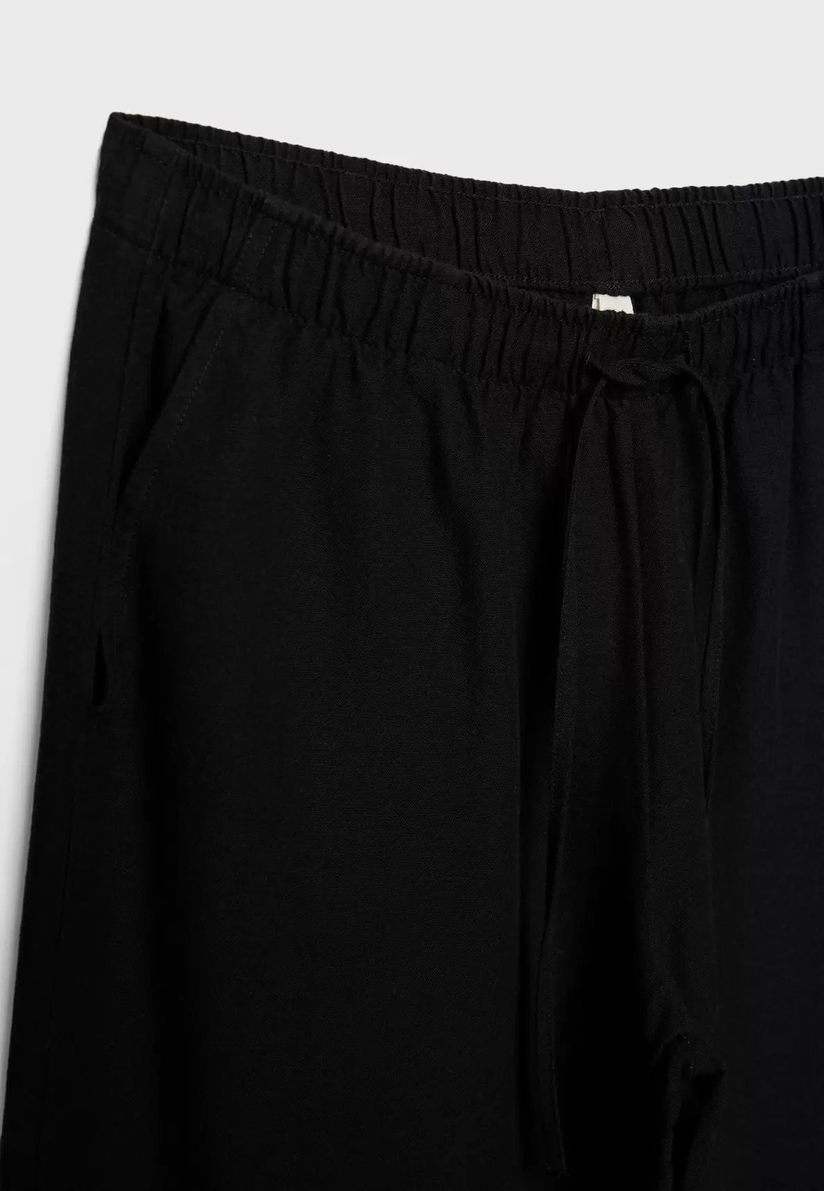 Pantalon lin avec cordons