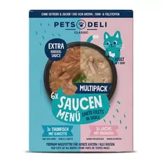 Natvoer Kat Volwassen, Sausmenu Multipack 6x70 g